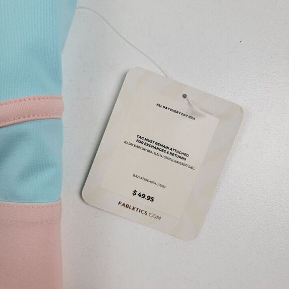 FABLETICS All Day Every Day Peach Lined Wireless Bra Womens Size XL NWT - Picture 2 of 8